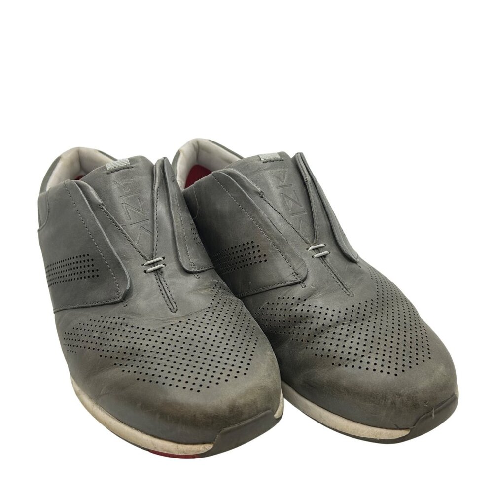 Kizik Mens Perforated Gray Slip-On Shoes Size 45